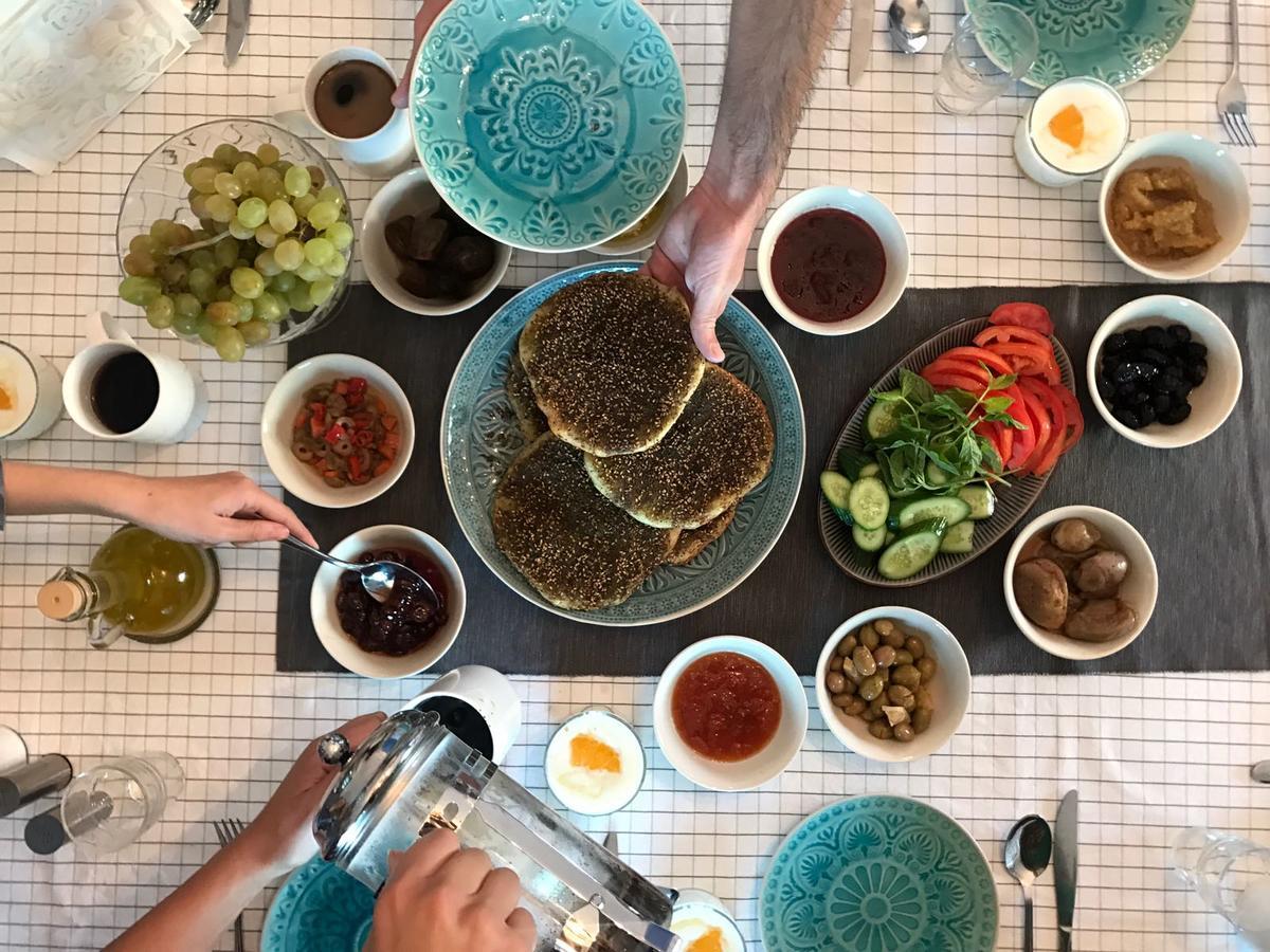 Beit Al Baraka Bed and Breakfast Umm Qays Buitenkant foto